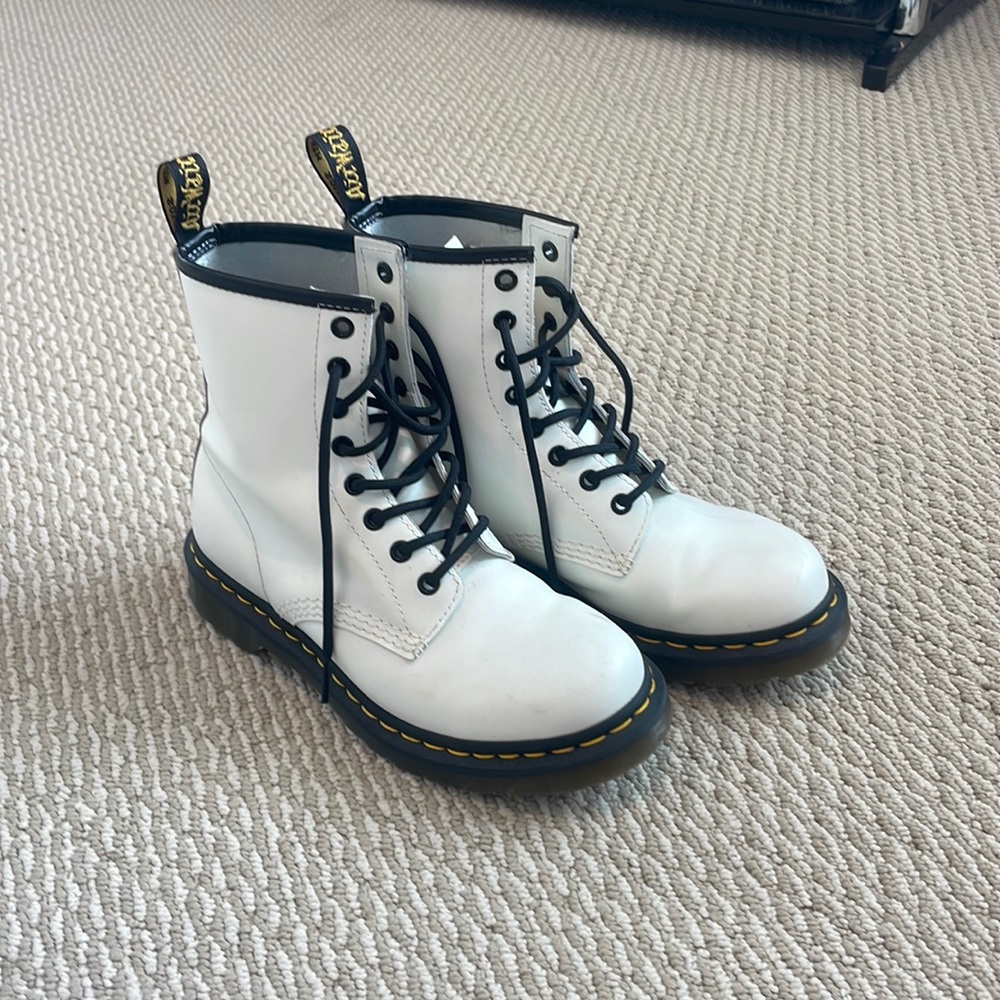 White Dr. Martens